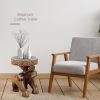 Haussmann® Wood Chang End Table 15 D x 20 inch High Walnut | Tables by Haussmann®