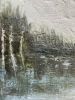 County Shores | Mixed Media in Paintings by Susan Wallis. Item works with contemporary & modern style