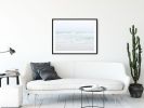 Contemporary coastal photography print, "Neutral Waves" | Photography by PappasBland. Item made of paper works with minimalism & contemporary style
