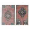 Pair of Vintage Turkish Oushak Yastik Scatter Rug | Area Rug in Rugs by Vintage Pillows Store. Item composed of cotton & fiber
