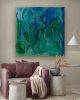 Emerald Code | Oil And Acrylic Painting in Paintings by Gabriela Tolomei