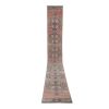 Neoclassical Style Vintage Turkish Oushak Runner, Extra-Long | Runner Rug in Rugs by Vintage Pillows Store. Item composed of fabric