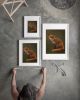 Forest Fox Oil Painting Print, Woodland Wildlife Wall Art | Prints in Paintings by The Ugly Cat Studio