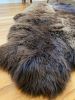 Plush Rich Brown Sheepskin Quad | Area Rug in Rugs by East Perry. Item composed of wool and fiber