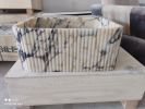 Calacatta Viola Marble Sink: Hand Carved, Wall Mount, Fully Customizable | Water Fixtures by AEGEAN MARBLE ARTISAN ATELIER