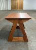 Handmade Drop-Leaf Console Table: Mid-Century Modern Dining Table, USA made | Banquette Table in Tables by Marco Bogazzi
