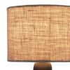 Noirjute Table Lamp | Lamps by Home Blitz. Item made of fabric with metal