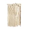 Handwoven Ivory Wall Hanging, Boho Macrame Tapestry, Farmhouse Fiber Decor | Wall Hangings by Swiflo