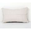 Geometrical Turkish Kilim Lumbar Cushion Cover, Wool Oblong | Pillows by Vintage Pillows Store