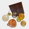 Alan Mizrahi AM2221 Silver Linen Chandelier | Chandeliers by Alan Mizrahi Lighting Design