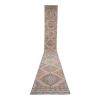 Vintage Extra Long Turkish Runner With Soft Muted Color | Area Rug in Rugs by Vintage Pillows Store. Item composed of cotton and fiber