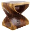 Haussmann® Rectangular Twist End Table 20 x 15 x 20 | Tables by Haussmann®