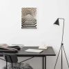 Framed Paper Print - Tunnel of Illusion - Geometric Op Art | Work by Eman's Gallery