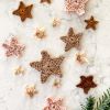 Small Crochet Star Garland DIY KIT | Ornament in Decorative Objects by Flax & Twine. Item made of fabric with fiber