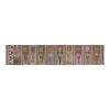 Handwoven Vintage Sivas Kilim Runner in Green Geometric | Runner Rug in Rugs by Vintage Pillows Store. Item made of cotton