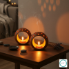 Rin Terracotta Tealight Candle Holders | Decorative Objects by Lit Lamps - Sustainable Mindful Lighting. Item works with asian & rustic style