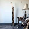 Rustic Driftwood Art Sculpture "Split Greys' | Sculptures by Sculptured By Nature  By John Walker. Item made of wood works with minimalism style