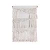 Handwoven Ivory Wall Hanging, Boho Textured Tapestry, Farmhouse Decor | Wall Hangings by Swiflo