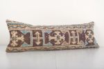 Organic Wool Outdoor Turkish Carpet Pillow Covers, Faded Blu | Cushion in Pillows by Vintage Pillows Store