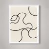 Japandi Wall Art, Minimalist Abstract Line Art Print | Prints in Paintings by Capricorn Press. Item composed of paper in boho or minimalism style
