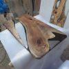 Ultra Clear Epoxy Resin Coffee Table | Tables by Ironscustomwood. Item composed of walnut and steel