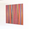 Irregular Bright Stripe Colour Study Painting | Paintings by Amelia Coward