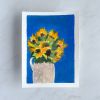 Sunflowers 2 | Oil And Acrylic Painting in Paintings by Ella Friberg. Item composed of paper & synthetic compatible with contemporary and modern style