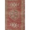 Set of Two Distressed Turkish Small Rug, Kitchen Sink Rug | Runner Rug in Rugs by Vintage Pillows Store. Item composed of cotton and fiber