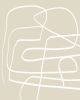 Large Abstract Line Art Print, Mid Century Modern Abstract | Prints by Capricorn Press. Item made of paper works with minimalism & mid century modern style