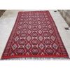 Vintage Handwoven Diningroom Office Size Cotton Turkish | Area Rug in Rugs by Vintage Pillows Store. Item composed of cotton & fiber