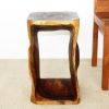 Haussmann® Wood Natural Stool End Table 12 In Sq X 20 In | Tables by Haussmann®