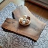 Custom Live Edge Coffee Table | Tables by Ironscustomwood. Item made of walnut