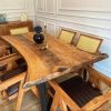 Live Edge Wood Table | Dining Table in Tables by Ironscustomwood. Item made of wood