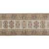 1970s Vıntage Turkish Oushak Handmade Wool Runner Rug | Rugs by Vintage Pillows Store. Item made of cotton & fiber