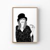 Stevie Nicks Print, Stevie Nicks Drinking Tea | Prints by Carissa Tanton. Item composed of paper