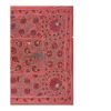 Vintage Red Silk Suzani Wall Hanging Decor with Tree of Life | Tapestry in Wall Hangings by Vintage Pillows Store. Item made of cotton with fiber