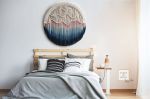 Circular Fiber Art Collection - DREAM | Wall Hangings by Rianne Aarts / Teddy and Wool Studio. Item made of cotton & fiber