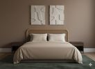 Diptych Wall Art Set (2 pieces) - Modern Textured Plaster Sculptures - Off White Decor - Housewarming Gift - Japandi Style Design | Wall Sculpture in Wall Hangings by Vaiva Art Atelier
