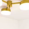 Celeste Epiphany | Flush Mounts by DESIGN FOR MACHA. Item composed of brass & glass