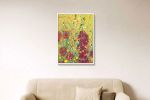 Blooming Glow – Original Abstract Floral Painting on Canvas | Oil And Acrylic Painting in Paintings by Dario Moschetta