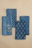 Blue Murmur Indigo  Napkins, Set of 4 | Linens & Bedding by Ninéh