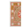 Hand Embroidered Suzani Quilt - Muted Color Pastel Uzbek Tab | Table Runner in Linens & Bedding by Vintage Pillows Store