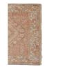 Vintage Distressed Low Pile Turkish Yastik Petite Rug | Area Rug in Rugs by Vintage Pillows Store. Item composed of cotton and fiber