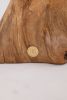 Walnut Solid Wood Sculptural Side Table, Original Contemporary Design | Tables by Logniture