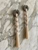 Taupe Macrame Wall Hanging, Modern Neutral Tassel Tapestry, Large Boho Tassel Wall Art | Wall Hangings by İnanç Yılmaz