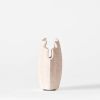 Concha Vase White Medium | Work by District Loom