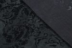 Rug & Kilim’s Modern Classics Rug In Black And Gray With Muted Floral Patterns | Area Rug in Rugs by Rug and Kilim