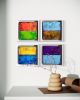 ECHOES 016 - 20x20cm | Oil And Acrylic Painting in Paintings by Lara Spadetto Art