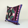 Vintage Floral Suzani Pillow, Turkish Embroidered Suzani | Cushion in Pillows by Vintage Pillows Store. Item made of cotton