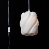 Wavy 3D Printed Pendant Light: Modern Hanging Lamp | Lamps by Spacecraft Furnishing